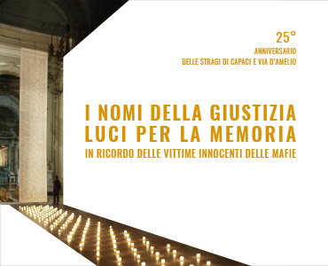 I NOMI DELLA GUSTIZIA - LUCI PER LA MEMORIA