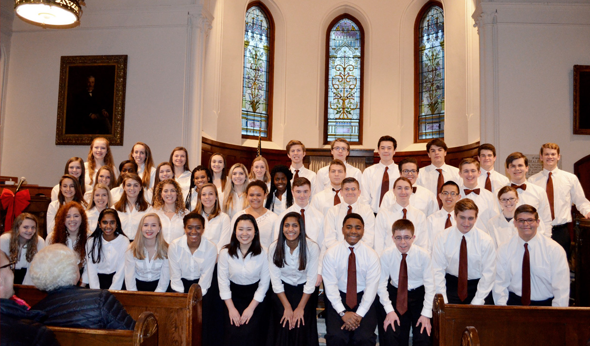 CONCERTO DELLA McDONOGH SCHOOL CHOIR.