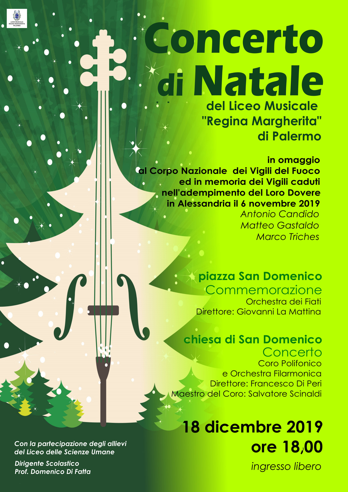 Concerto di Natale - Regina Margherita