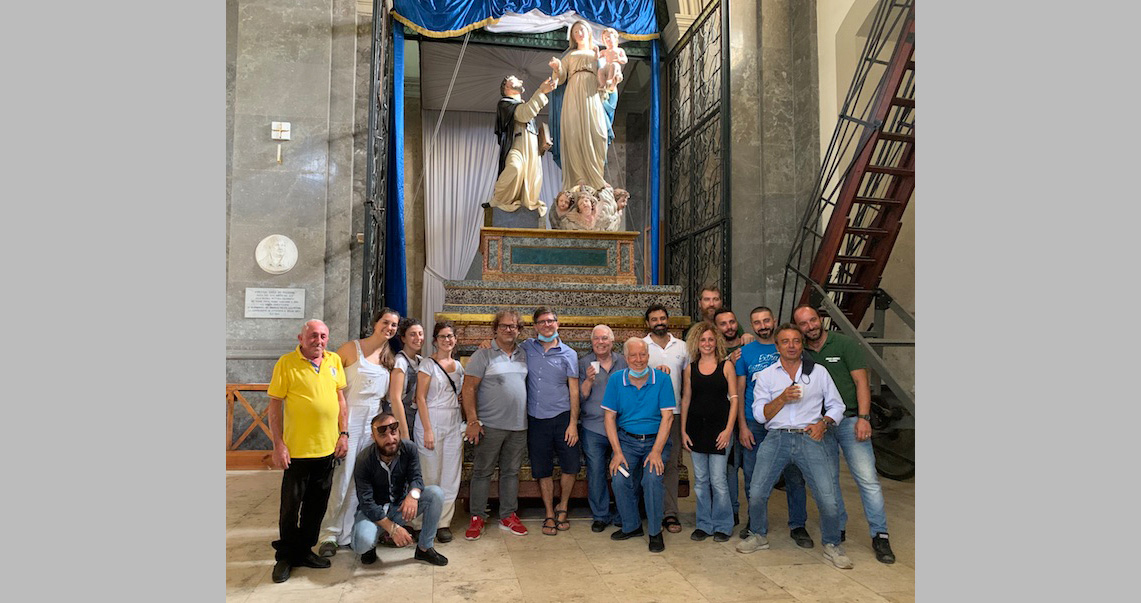 Restauro Madonna del Rosario - Palermo