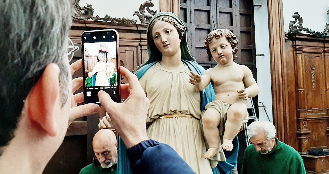 Restauro Madonna del Rosario - Palermo