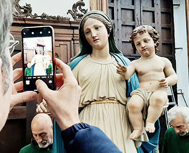 Restauro Madonna del Rosario - Palermo